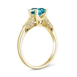 Anillo Luna azul