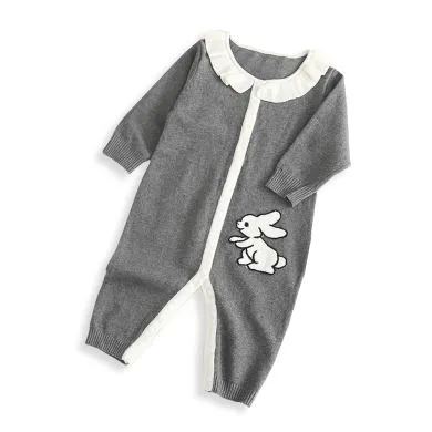 Enterizo de bebé Conejo Bordado