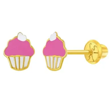 Aretes Cupcake Pink